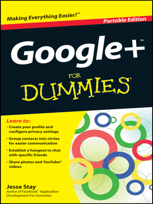 Title details for Google+ For Dummies by Jesse Stay - Available